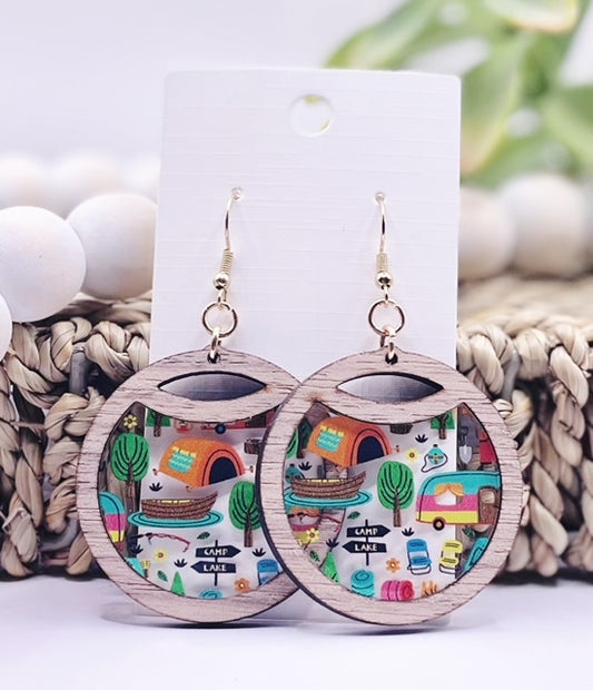 Let's Go Camping Earrings